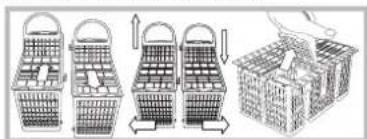 HOTPOINT-ARISTON PFK 724B - Cutlery basket - 1