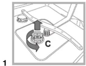 HOTPOINT-ARISTON PFK 724B - Reinigung der Filtersiebe - 1
