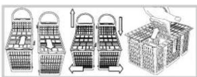 HOTPOINT-ARISTON LFTA+ M284 A - Lower rack and cutlery basket - 4