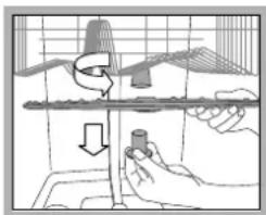 HOTPOINT-ARISTON LFTA+ M284 A - Cleaning the sprayer arms - 1