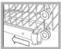 HOTPOINT-ARISTON LFTA+ M284 A - Adjusting the height of the upper rack - 1