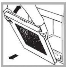 HOTPOINT-ARISTON FK 83.1 XHA - Cleaning the oven door - 3