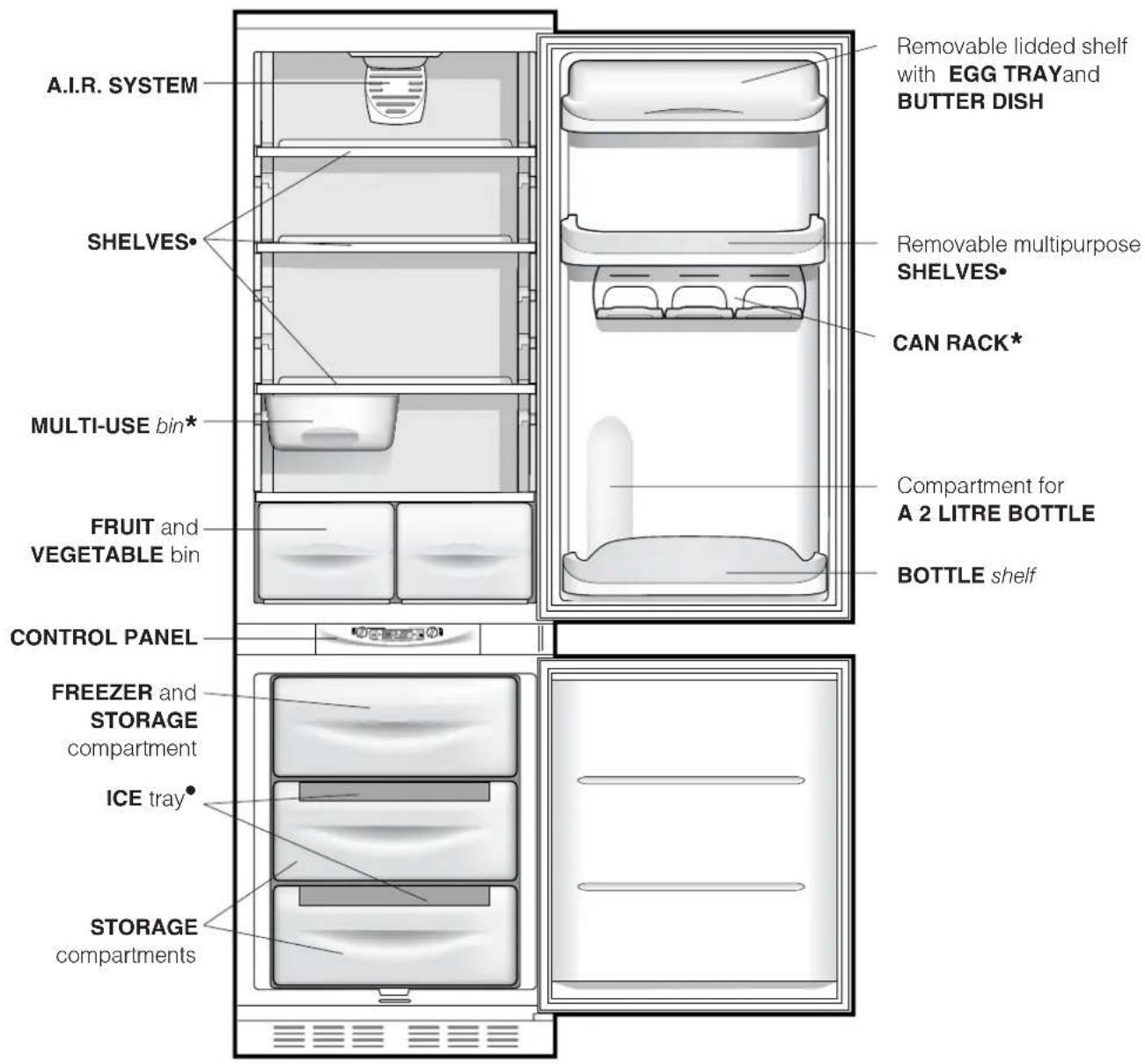 HOTPOINT-ARISTON BCB 313 A VEI CHA - Overall view - 1