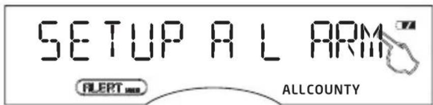 ETON FR370 - AJUSTE DE LA ALARMA - 1