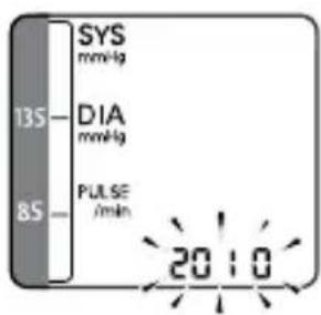 OMRON BP629 - TO START THE SETTING - 2