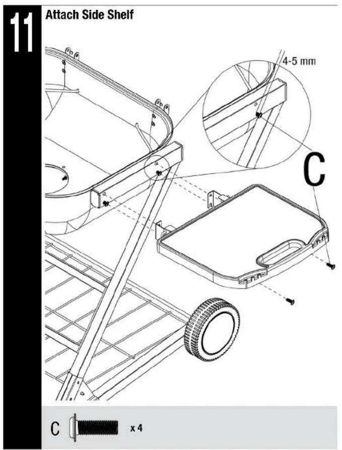 Blue Rhino CBC1255SP - Assembly Instructions (continued) - 3