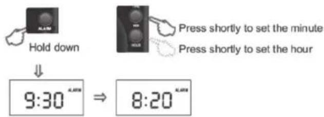 ETON Mini 400 - Set the Alarm Time - 1