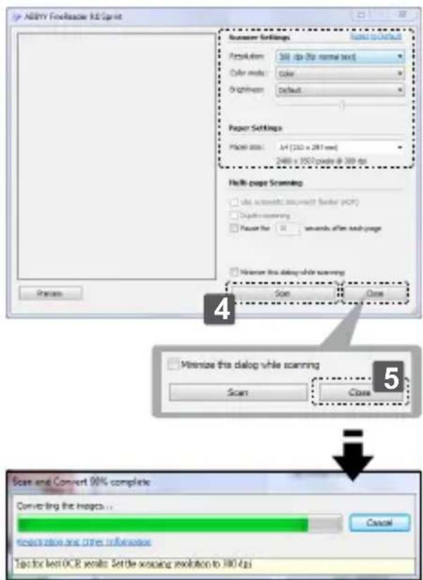 MUSTEK ScanExpress S40 Plus - Numériser avec ABBYY Findreader - 2