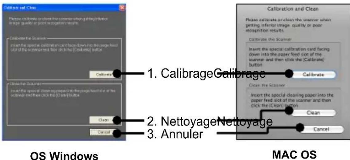 MUSTEK ScanExpress S40 Plus - Utilisation du papier de calibrage et de nettoyage - 1