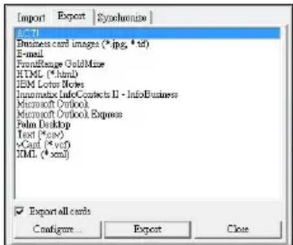 MUSTEK ScanExpress S40 Plus - Export and Synchronize - 2