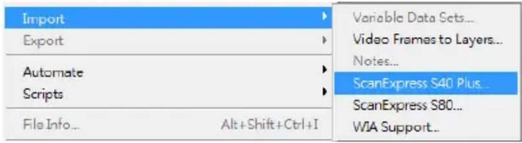 MUSTEK ScanExpress S40 Plus - - Si vous étés un utilisateur de MAC OS avec Photoshop CS5 ou CS4 : - 3