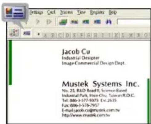 MUSTEK ScanExpress S40 Plus - Digitalizar la tarjeta de visita - 5