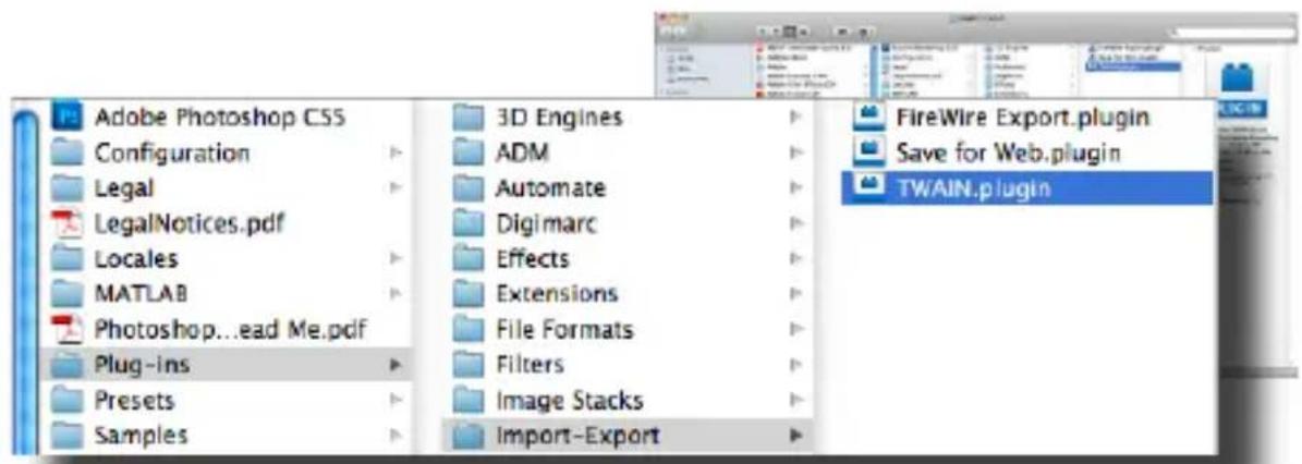 MUSTEK ScanExpress S40 Plus - - Si vous étés un utilisateur de MAC OS avec Photoshop CS5 ou CS4 : - 1