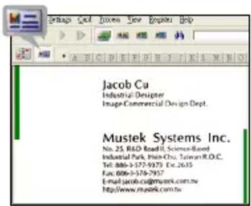 MUSTEK ScanExpress S40 Plus - Numérisation de la carte de visite - 6
