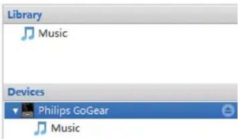 PHILIPS GoGear SA4VBE08PF - Synchronisation automatique - 1