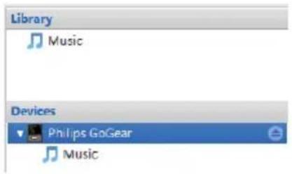 PHILIPS GoGear SA4VBE08PF - Synchronisation du lecteur avec philips songbird - 2