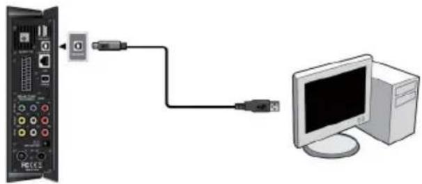 EMTEC Movie Cube S900H - Anschluss an einen Computer - 1