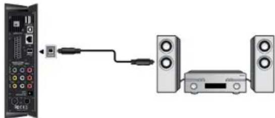 EMTEC Movie Cube S900H - Verbinding met digitaal audiotoestel - 1
