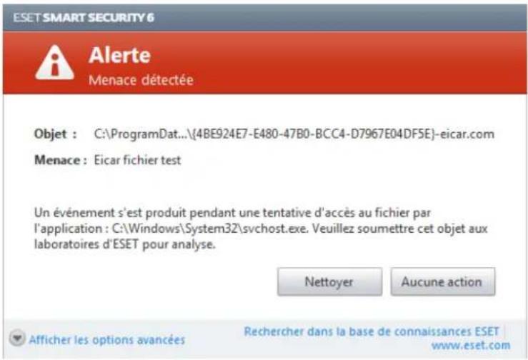 ESET Smart Security 6 - Nettoyage et suppression - 1