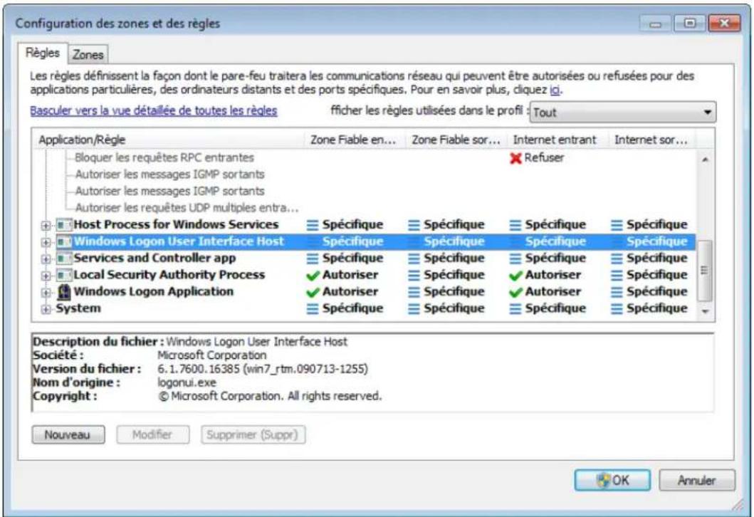 ESET Smart Security 6 - Configuration des règles - 1