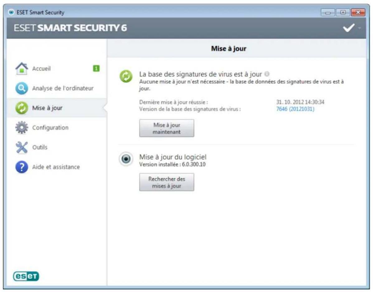 ESET Smart Security 6 - Mises à jour - 1