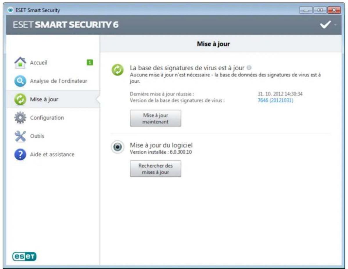ESET Smart Security 6 - Mise à jour du programme - 1