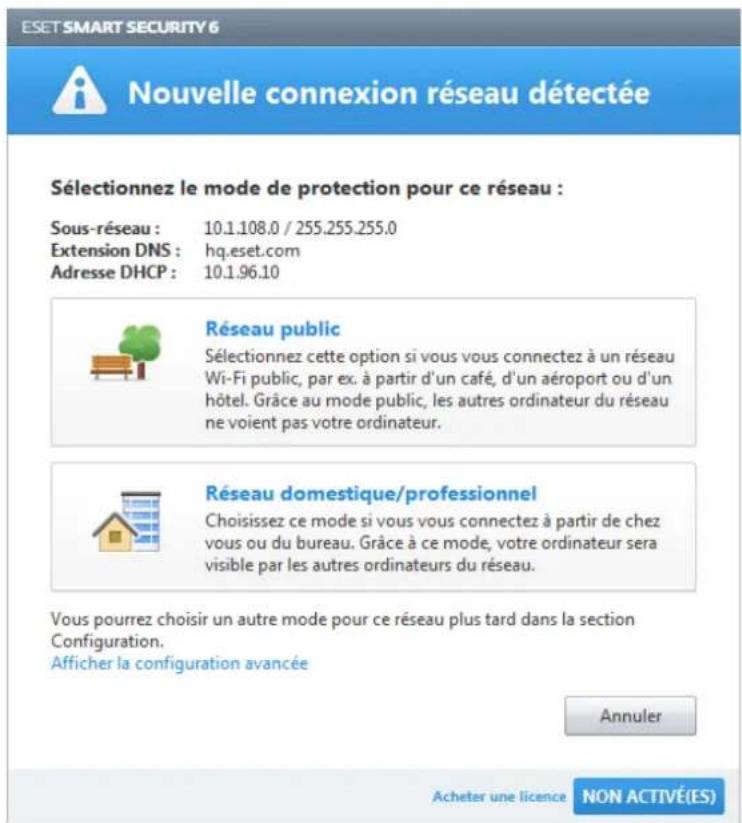 ESET Smart Security 6 - Configuration de la zone Fiable - 1
