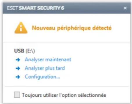 ESET Smart Security 6 - Supports amovibles pris en charge - 1