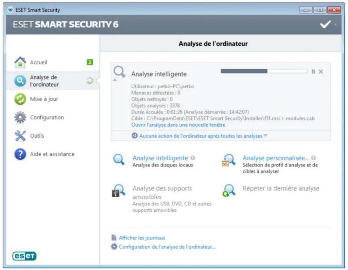 ESET Smart Security 6 - Analyse d'ordinateur - 1