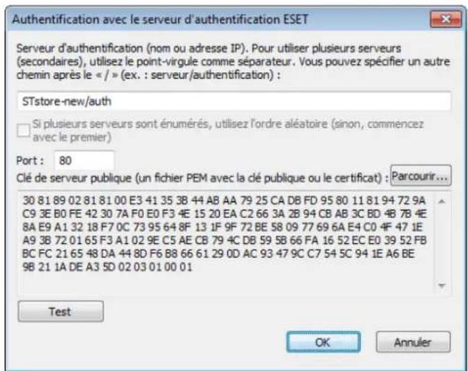 ESET Smart Security 6 - 1) Utilisation du serveur d'authentication ESET - 1