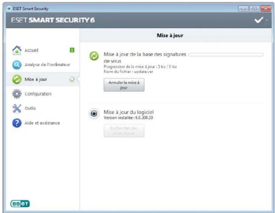 ESET Smart Security 6 - Processus de mise à jour - 1