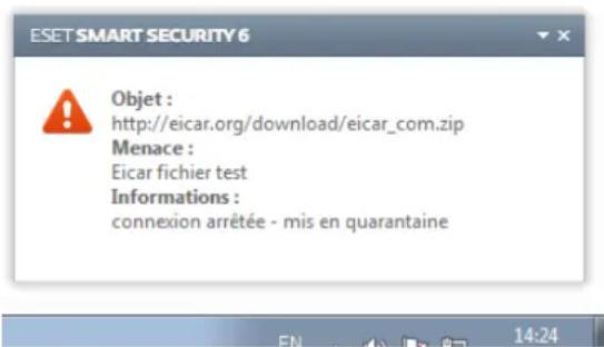 ESET Smart Security 6 - Comportement standard - 1