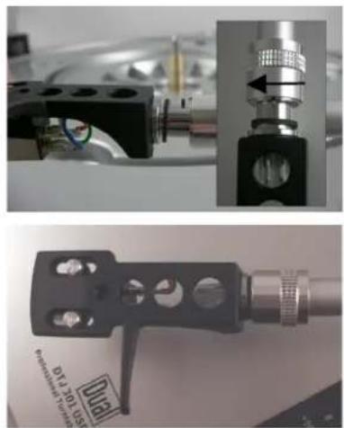 DUAL DTJ 301 USB - Tonarmkopf montieren - 2