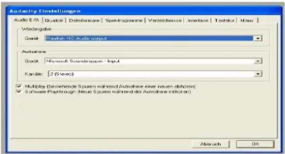 DUAL DTJ 301 USB - Configuration du logiciel - 1