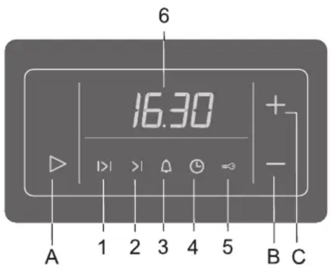 GORENJE BO7349RBR - Elektronische digitale timer NL BE LU - 1