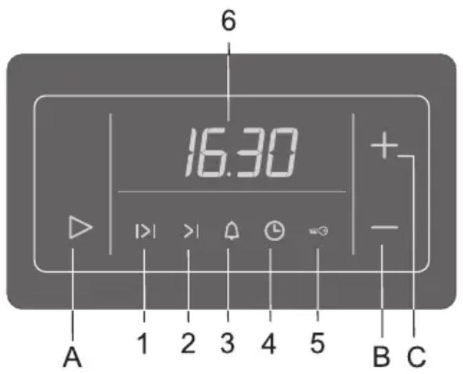 GORENJE BO7349RBR - Electronic digital timer GB IE MT - 1