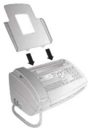 PHILIPS Magic 5 Eco FaxPro PPF755 - Mettre en place le plateau à papier - 1