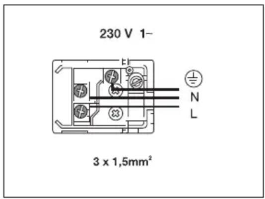 FRANKE Crystal Inox 45 - Vor Ausführung des Elektroanschusses. Gesetzliche Forderungen. - 1