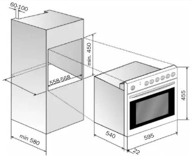 FRANKE Crystal Inox 45 - Firin Montaji - 1
