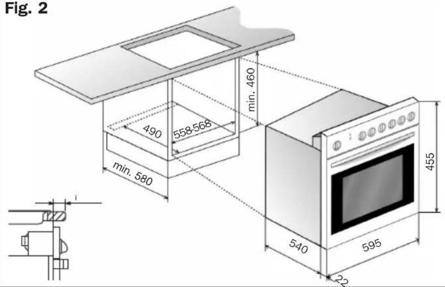 FRANKE Crystal Inox 45 - Firin Montaji - 2