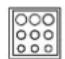 FRANKE Crystal Mirror Pyro 60 - Éclairage du four (tous les modèles sauf CR 981 PM, CS 981 PM et SM 981 PM) - 1