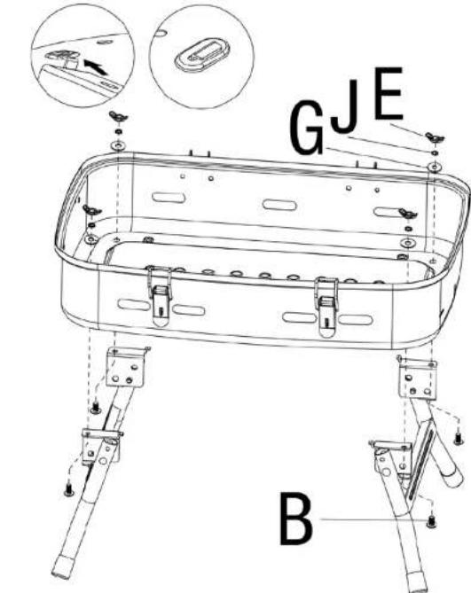 Blue Rhino NPG2302SS - Attach Legs - 1