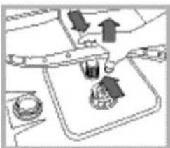 HOTPOINT PFT 8H4X.R - Nettoyer les bras de lavage - 2