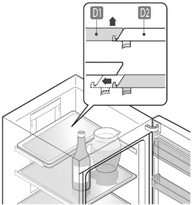 FRANKE FCB 3401 NS 2D XS - Zweiteilige Ablagefläche aus Glas - 1