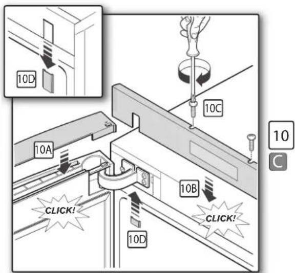 FRANKE FCB 3401 NS 2D XS - Reversibilità porta: montaggio portesul lato sinistro - 1