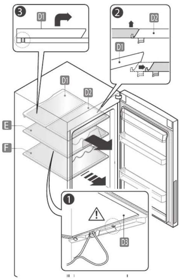 FRANKE FCB 3401 NS 2D XS - Demonteren componenten - 2