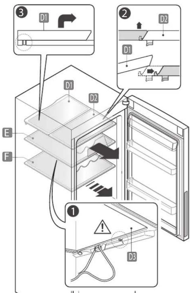 FRANKE FCB 3401 NS 2D XS - Desmontagem dos componentes - 2