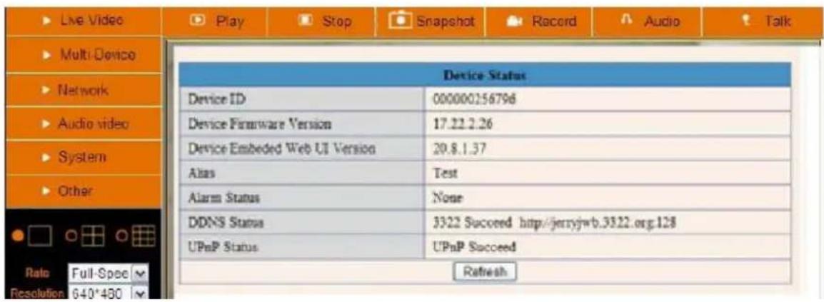 EBODE IPV38 - DDNS Status (Always check!) - 1