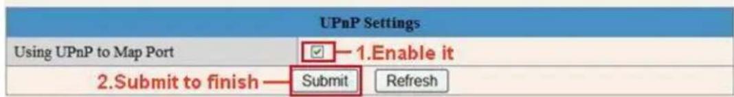 EBODE IPV38 - Paramètres UPnP (étape importante!) - 2