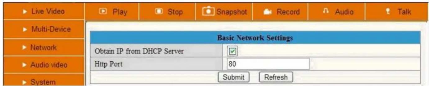 EBODE IPV38WE - Basic Network Settings - 5